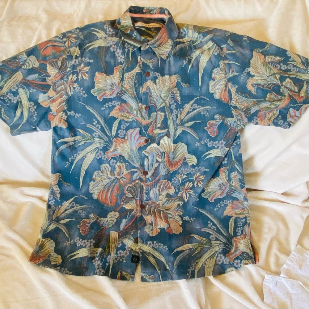 Floral Blue Men's Shirt